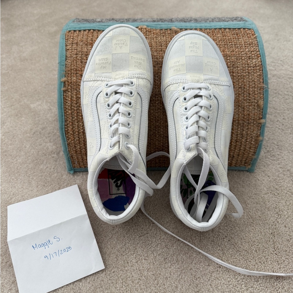 Vans DIY Checkered Old Skool Shoes